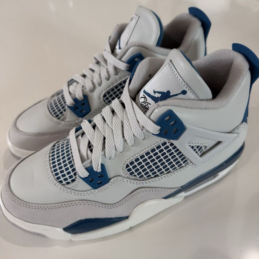 Nike Air Jordan 4 Retro GS Military Blue 2024 Brand New Size 6Y HF4281-141
